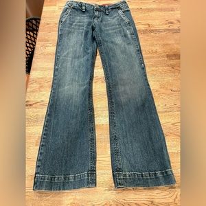 Vertigo Paris Trouser Jeans- Low Rise/Wide Leg- Size 29
